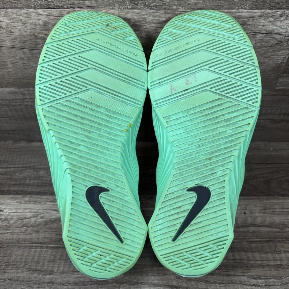 Nike Metcon 6 White Green Purple Womens US Size 8 EUR 39 AT3160-135 Sneakers - Picture 8 of 9